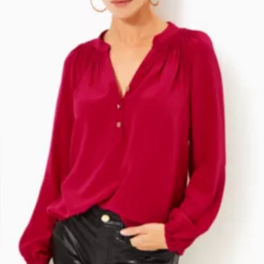 Lilly Pulitzer Elsa Silk Top